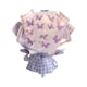 thumbnail image 2 of Ramo de mariposas DIY Ramo de flores artificiales Papel de regalo de flores Hecho a mano Violeta 11 Mariposa, 2 of 8