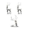 thumbnail image 1 of 3x Modern Deer Decoration Collectible Light Luxury Creative Reindeer Ornaments for Office Christmas Living Room Craft Xmas Gifts Zulema  none, 1 of 7