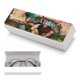 thumbnail image 5 of Los Tocados Estuche Rígido para Gafas de Cuero PU Protector con Forro de Felpa Premium Suave para Hombres y Mujeres, 5 of 6