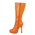 thumbnail image 4 of Ellie Shoes E-421-Zenith 4" Knee-High Womens Boot Neon. 8 / Orange, 4 of 6