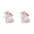 thumbnail image 2 of sweethay Adorno de conejo, estatua de conejito, interesante adorno DIY, figurita de conejito para el hogar, , balcón, patios, césped tipo 7 Tipo 7 2Conjunto, 2 of 6