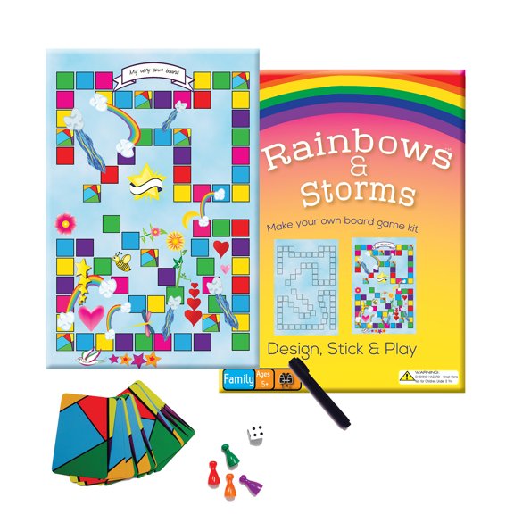 Griddly Games - Rainbows and Storms Game