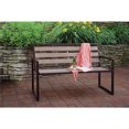 thumbnail image 5 of Numark Powder Coated Steel Montgomery Park Bench for Outdoor Garden Furniture, 5 of 5