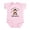 Petal Pink, variant on CafePress - Grandma Grandchild Monkey Infant Bodysuit - Baby Light Bodysuit, Size Newborn - 24 Months
