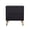 Black, variant on Avira Mid-Century Modern 20" Nightstand in Brown (2-Drawer)