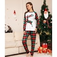 thumbnail image 4 of 2023 New Christmas Family Pajamas Set Plaid Print Mom Daughter Dad Son Baby Dog Matching Clothes Soft Casual Sleepwear Xmas Look, 4 of 4