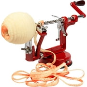 Apple Peeler and Corer by Cucinapro - Long Lasting Chrome Cast Iron with Countertop Suction Cup