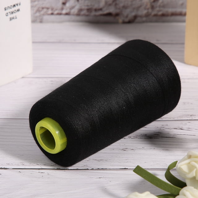 multifunctional thread high performance Polyester Thread, Sewing Machine Thread, DIY enthusiasts hemming for sewing decoration handicrafts sewing Black,White