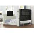 thumbnail image 5 of Lavish Modern Style Queen Bed with Fireplace and TV Stand made with Wood- Beige, 5 of 11