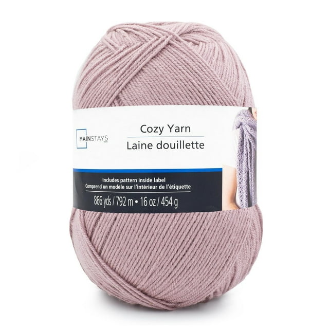 Mainstays Cozy Coquelicot Fil Acrylique Moyen 1 Pelote