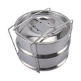 thumbnail image 2 of DOMELAY Stackable Steamer Insert Pans Stainless Steel Steamer Cooker Pot Set for Lasagna, 2 of 9
