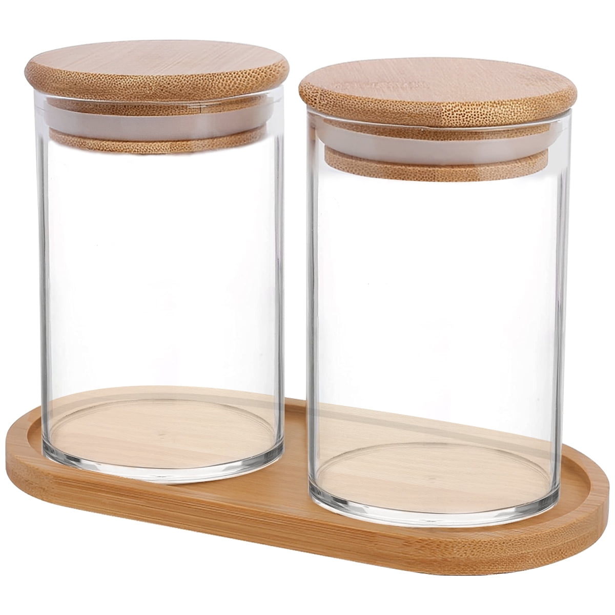16 oz Premium Glass Jars with Handcrafted Bamboo Lids for Nursing Moms –  Lacsnac
