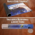 thumbnail image 3 of CASEMATIX TCG Playmat with Reusable Playmat Case - Premium 24" x 13.5" Card Game Mat & Compatible MTG Playmat For All TCGs with Non-Slip Rubber Backing, Stitched Edges and Carry Tube, 3 of 7