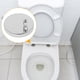 thumbnail image 4 of 2 colegas Bisagra del asiento del inodoro Asiento del asiento del inodoro Bisagras del perno de la tapa del inodoro Conecte la bisagra, 4 of 4