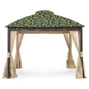 Garden Winds Replacement Canopy Top Cover for Westbrook Gazebo Gazebo - 350 - Camo Green