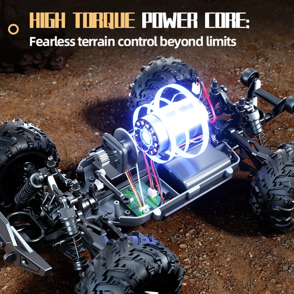 1:14 RC Cars, 2.4GHz 4WD High Speed 25 KM/H Remote Control car,  All Terrain Off Road Monster Truck RC Drift Car for Adults Boys 8-12