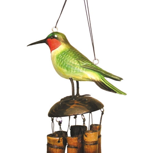Cohasset Imports Ruby Throated Hummingbird Wind Chime - CH175RT
