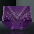 thumbnail image 2 of CHUMUD Cotton Underwear for Women High Waisted Full Coverage Briefs Solid Soft Strech Breathable Floral Panties, 2 of 3