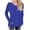 Blue#1, variant on Viikei Sweatshirts for Women Plus Size,Oversized Tshirts for Women Solid Workout Sweatshirts Basic Long Sleeve Shirt Classic V-Neck Tops Blue S