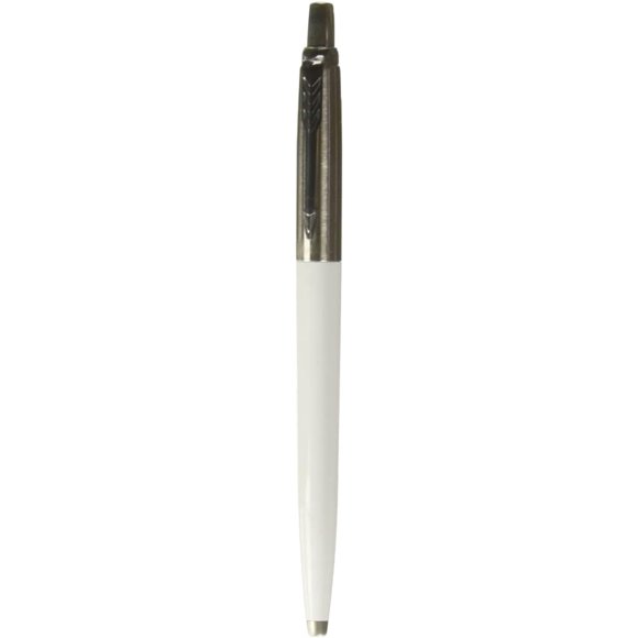 Bolígrafo Parker Jotter Originals, acabado blanco clásico, punta mediana, tinta negra, 1 unidad Parker Unisex