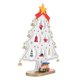 thumbnail image 2 of Desktop Adorn 1Pcs White Wooden Mini Xmas Tree for Decor with Festive Atmosphere Boost, 2 of 4