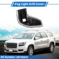thumbnail image 2 of Unique Bargains Fog Light Grill Front Lower Bumper Fog Light Cover Inserts No.84740047 for GMC Acadia 2020-2022 Black,Silver Tone ABS 1 Pcs Front Left Car, 2 of 6