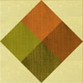 thumbnail image 1 of Ahgly Company Machine Washable Indoor Square Transitional Dark Bisque Brown Area Rugs, 4' Square, 1 of 7