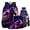Galaxy Horse, variant on Lion Floral Print Kids School Backpack Travel Book Bag with Pencil Bag Water Bottle Bag Picnic Lunch Box for Students Gifts Casual Large Capacity Rucksack
