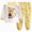 H332-Yellow, variant on TOWED22 Little Boys Girls Outfits 2 Piece Train Toddler Loungewear Fall Winter Clothes Set Long Sleeve Top and Pants Jammies