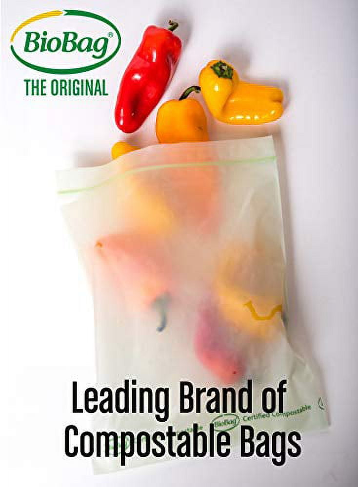 Biobag Resealable Bags, Food Storage - 20 bags