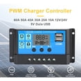 thumbnail image 3 of Solar Charge Controller 10a/20a/30a Charge And Discharge Photovoltaic Intelligent System Regulator, 3 of 8