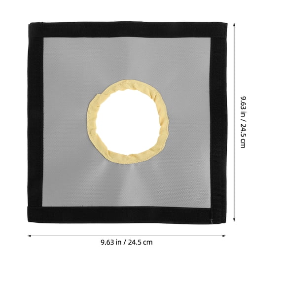 ELAYARD Stove Jack Kit for Tent Square Fireproof Barrier Chimney Cap Multi Glass Fiber for Camping 1Pcs