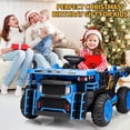 thumbnail image 5 of AOILE 24V 2-Seater Ride-On Dump Truck – Remote Controlled Electric Construction Vehicle with Dump Bed, Shovel, 2WD/4WD, Bluetooth & LED Lights, 5 of 6