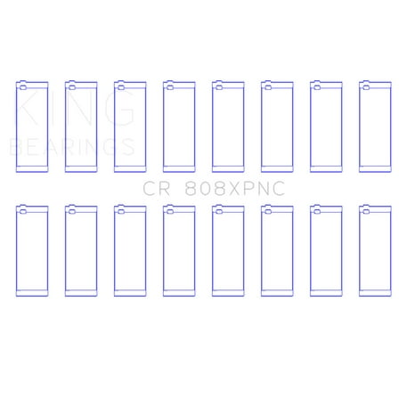 Connecting Rod Bearing XP Standard Coated Big Block Chevy Kit Fits select: 1988-2000 CHEVROLET GMT-400, 1981-1999 CHEVROLET SUBURBAN