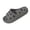 Dark Gray, variant on Xfvqtps Shower Shoes for Mens and Womens Couples Funny Slide Cute Hollow Sole Quick Drying Lightweight Non Slip Open Toe Solid Color Indoor Beach EVA Slipper Dark Gray