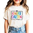 thumbnail image 3 of Kindergarten Crew Shirt for Girls Back to School First Day of Kinder Tee Natural Shirt 3T, 3 of 8