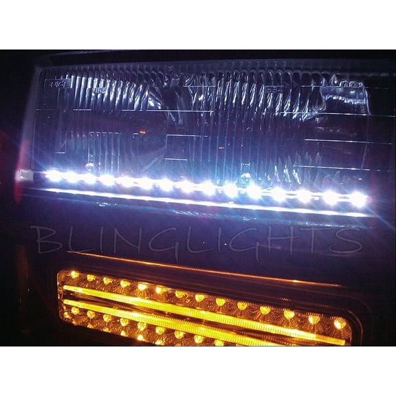 New GMC Savana LED DRL Strips for Headlamps Headlights Head Lamps Day Time Running Lights