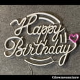 thumbnail image 4 of Glowneon Happy Birthday Heart Neon Sign, Custom Happy Birthday Quotes Sign, Happy Birthday Led, 4 of 5