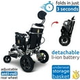 thumbnail image 4 of MAJESTIC IQ-8000 Nouvelle Aide à la Mobilité Télécommandée et Contrôlée par Joystick, Fauteuil Roulant Électrique Léger et Pliable, 4 of 6
