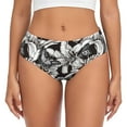 thumbnail image 1 of Balery Lilies Flowers Ropa Interior de Algodón para Mujer con Dibujo – Braguitas Cómodas y Elásticas, Estilo Clásico-4X-Large, 1 of 6
