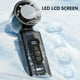 thumbnail image 3 of Icerush Turbo Handheld Fan with Ice Plate 100 Speeds LED Foldable Portable Cooling Fan for Outdoor Travel, 3 of 5