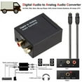 thumbnail image 2 of EASTIN Digital Audio Decoder Amplifier Protable 3.5mm Jack Coaxial Optical Fiber Digital To Analog Audio Aux Rca L/r Converter, 2 of 8