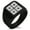 Black, variant on Stainless Steel Kyogoku Samurai Crest Geometric Pattern Biker Style Polished Ring