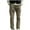 Khaki, variant on Lorytime Men Cargo Pants with Pockets Cotton Drawstring Elastic Waist Straight Leg Trousers Zipper Sports Pants Outwear
