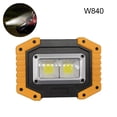 thumbnail image 1 of Work Light Rechargeable, Portable Led Work Light 2 Pack, Construction Lights Battery Powered, Led Emergency Lights For Home Power Failure, Rechargeable Work Light With Built-In Power Bank, 1 of 9