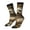 2 Black-1, variant on Regal Dog In Royal Attire Crew Socks for Men & Women, Breathable Casual Athletic Ankle Socks