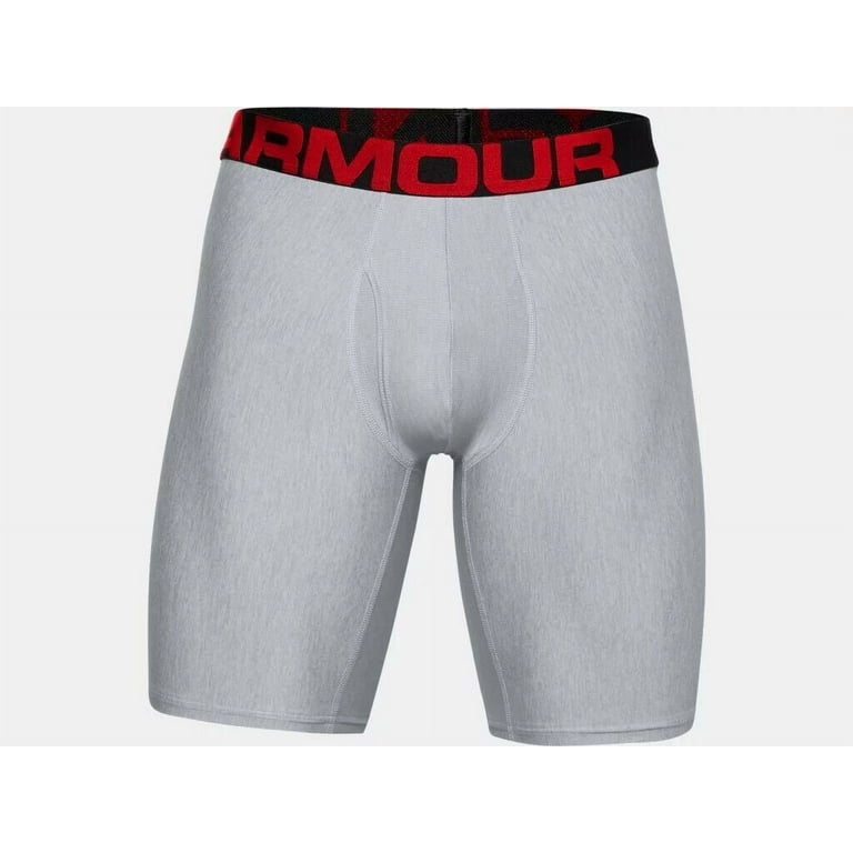 Under Armour Boy's Original Boxerjock 2-Pack Underwear Youth Small Graphite  Gray Volt 