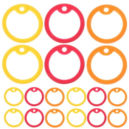 

12pcs Dog Tag Silencer Hoops Silicone Dog Name Tag Silencers Mute Rings