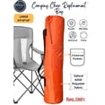 thumbnail image 2 of Camping Chair Bag. Bag for Beach, Portable, Foldable, Outdoor Chair Bag - 43"x9"x9" Orange, 2 of 9