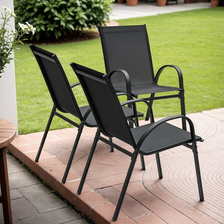 Metal outdoor chairs walmart discount